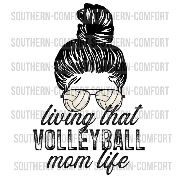 Living that volleyball mom life PNG
