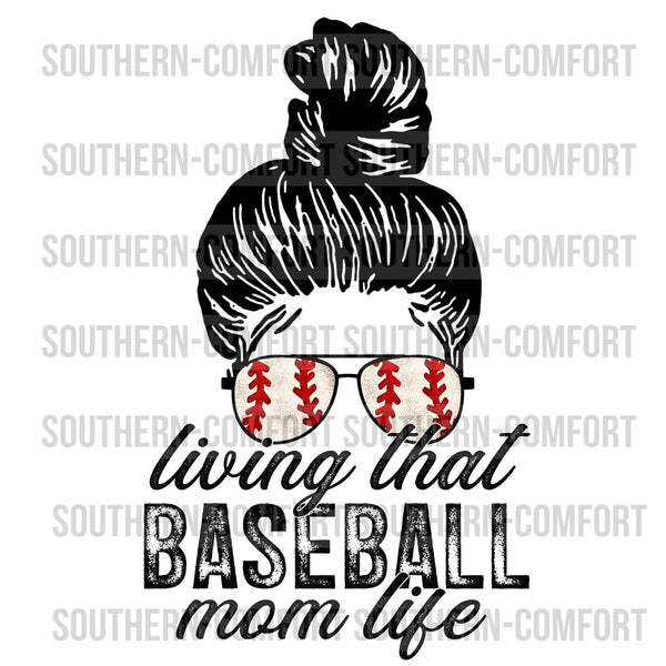 Living that baseball mom life PNG