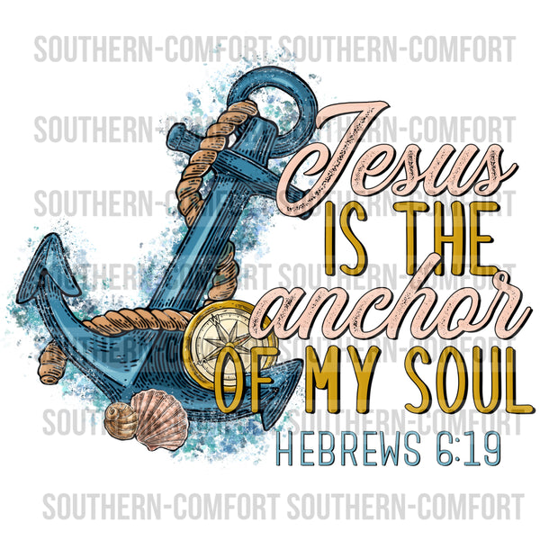 Jesus is the anchor of my soul PNG