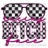 Racing bitch face PNG