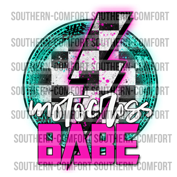 Motocross babe PNG