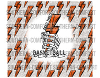 Dead tired basketball mom 20oz tumbler PNG