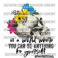 In a world where you can be anything be yourself  PNG