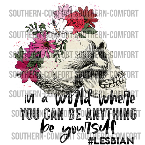 In a world where you can be anything be yourself  PNG