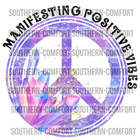 Manifesting positive vibes PNG