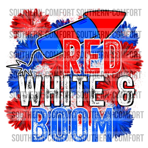 Red withe and boom PNG