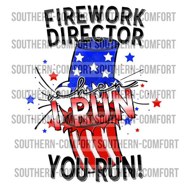 Firework director when i run you run PNG