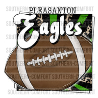 Custom football (Retro leopard) PNG