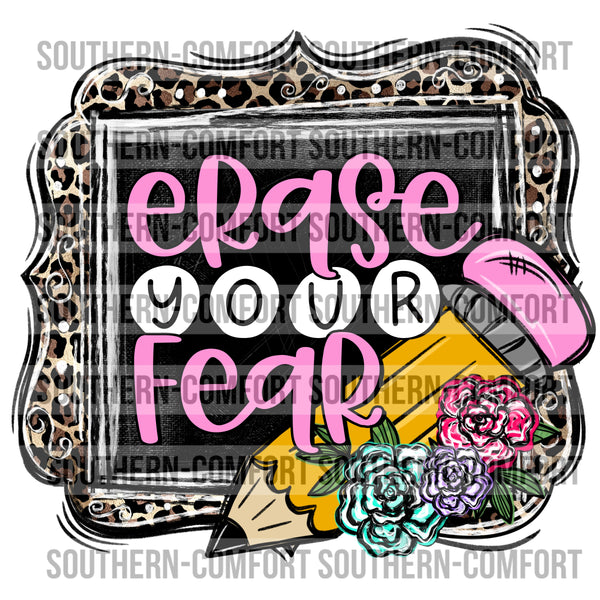 Erase your fear PNG