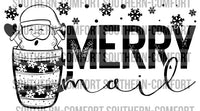 Merry mail Thermal sticker