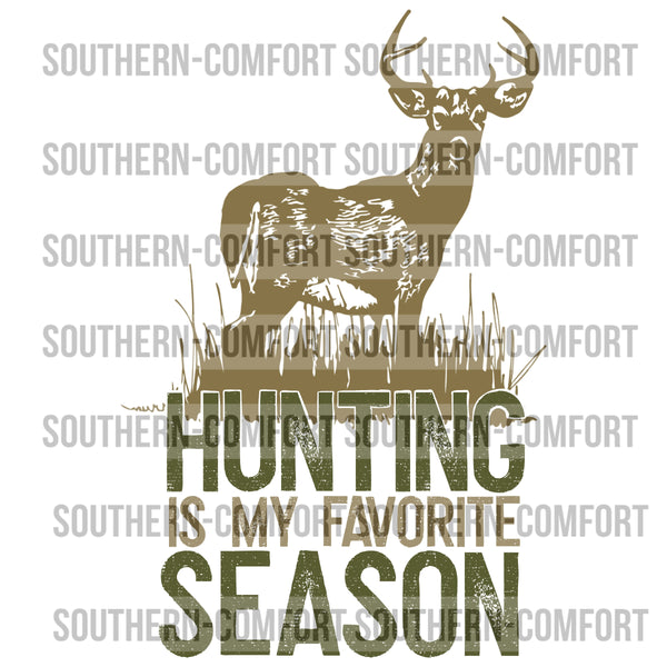 Hunting Is my favorite season PNG