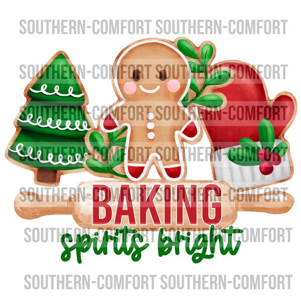 Baking spirits bright PNG