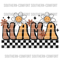 Retro Mama PNG