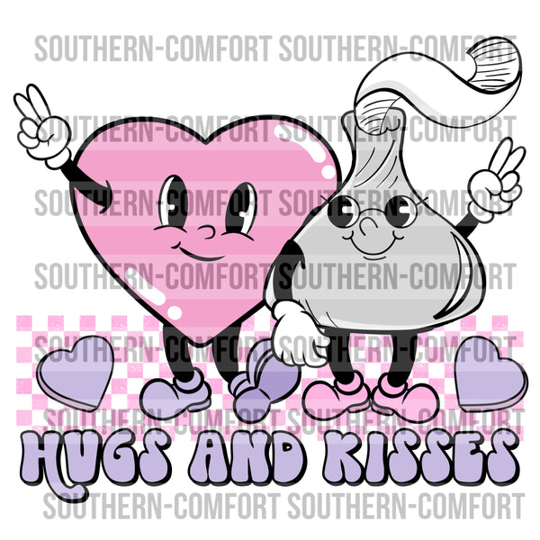 Hugs and kisses PNG