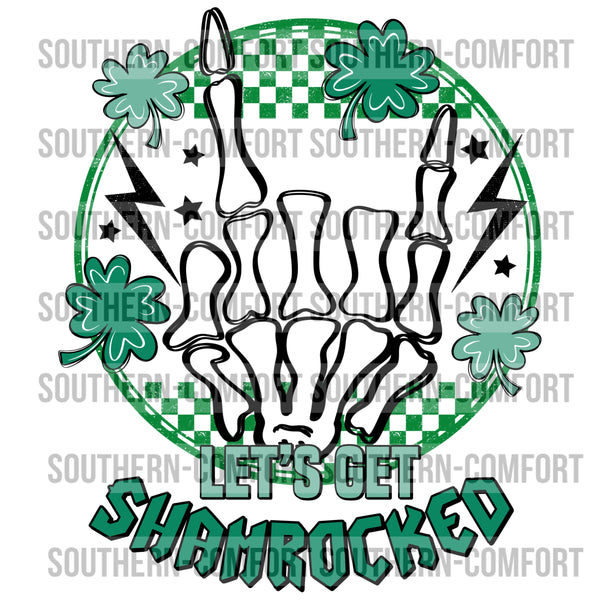 Let's get shamrocked PNG