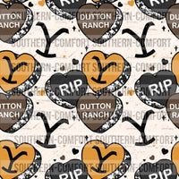 Dutton ranch coversation hearts  * SEAMLESS*