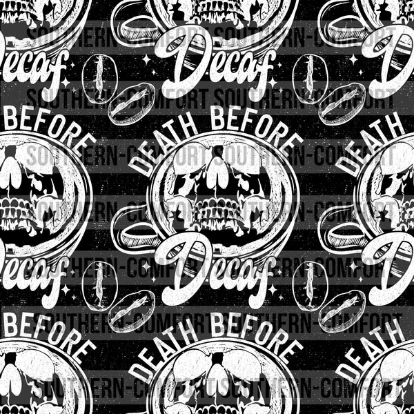 Death before decaf Digital paper * SEAMLESS*