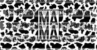 Mama cow print Libby 16oz