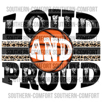 Loud and proud basketball PNG