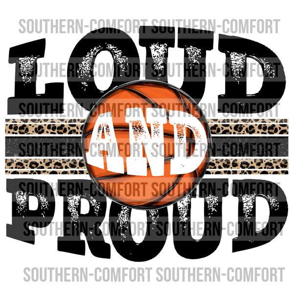 Loud and proud basketball PNG