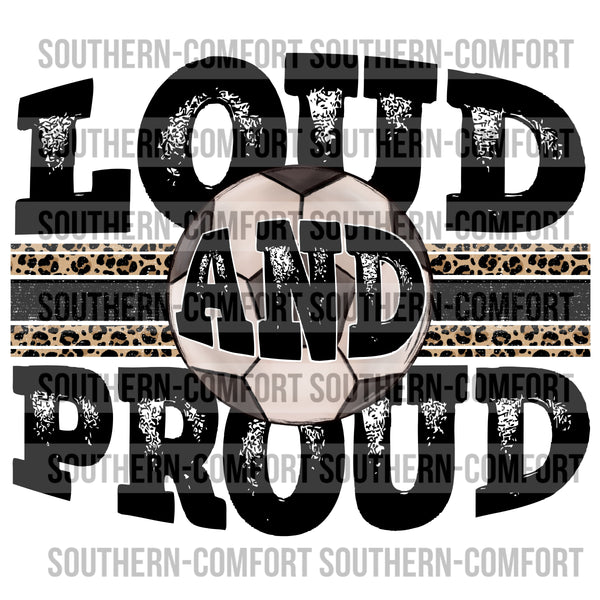 Loud and proud soccer PNG