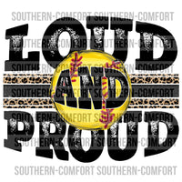 Loud and proud softball PNG