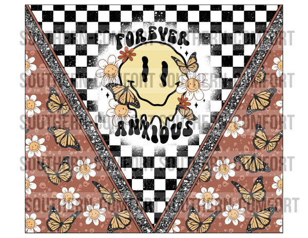 Forever anxious 20oz tumbler PNG