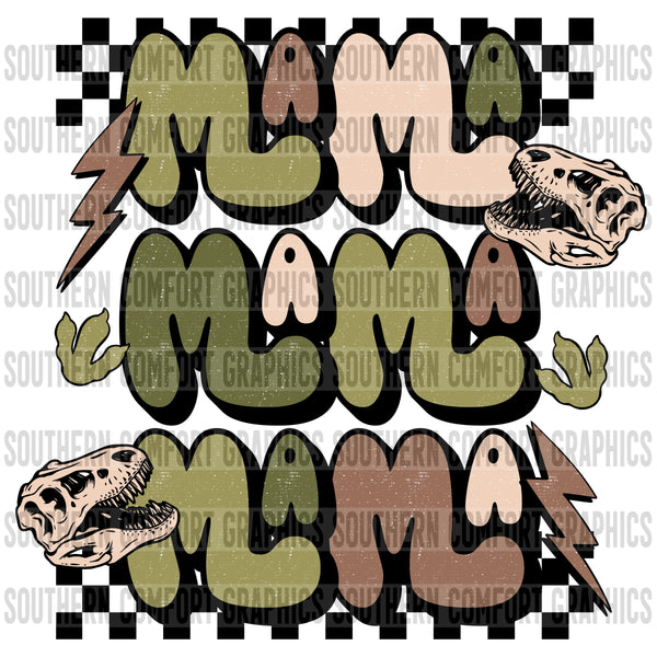 Dino mama PNG