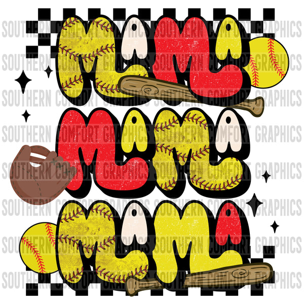 Softball Mama PNG