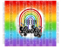 Feelin lucky 20oz tumbler PNG