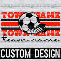 Custom Soccer Design PNG