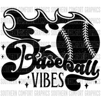 Baseball vibes PNG