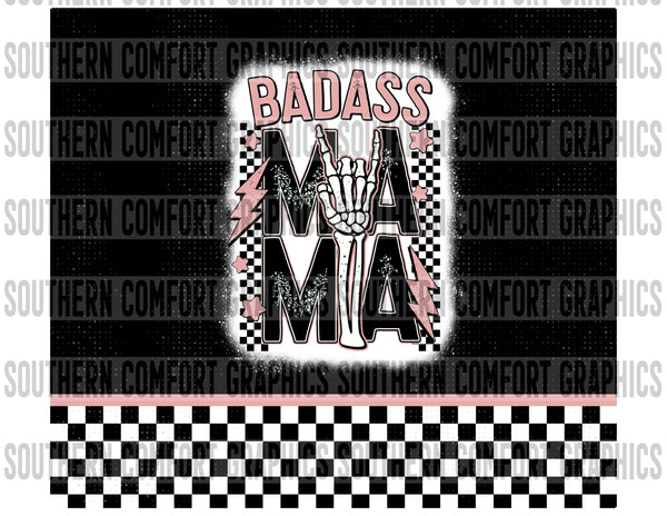 Badass Mama 20oz tumbler PNG