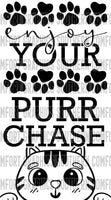 Enjoy your purrchase Thermal sticker