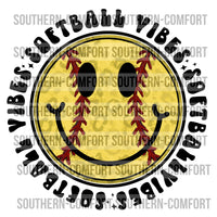 Softball vibes PNG
