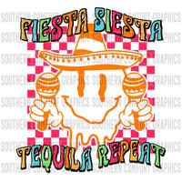 Fiesta siesta tequila repeat PNG