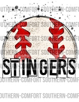 Stingers baseball PNG