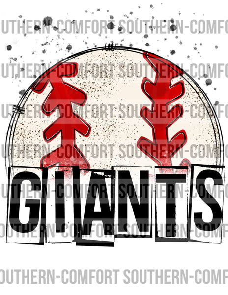 Giants baseball PNG