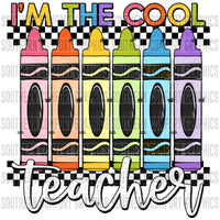 I'm the cool teacher PNG
