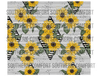 Sunflowers 20oz tumbler PNG