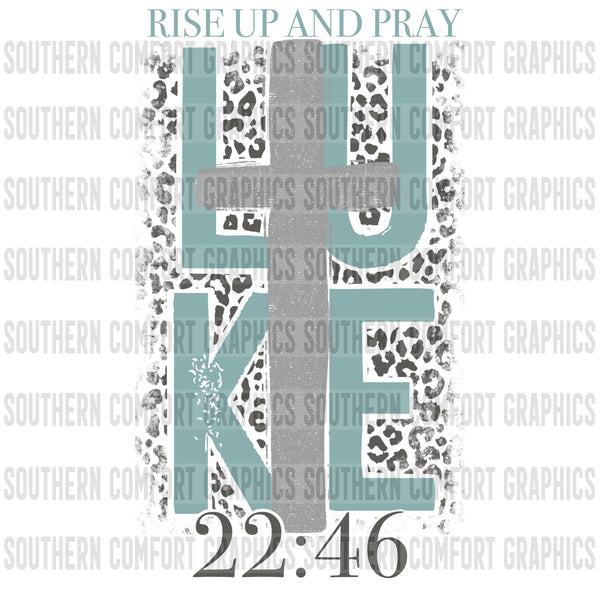 Luke 22:46 Rise Up And Pray PNG