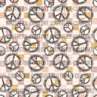 Retro peace signs *SEAMLESS*