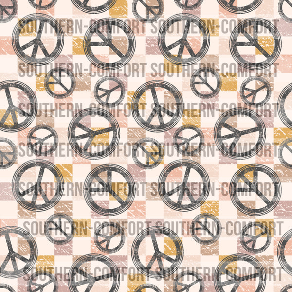 Retro peace signs *SEAMLESS*