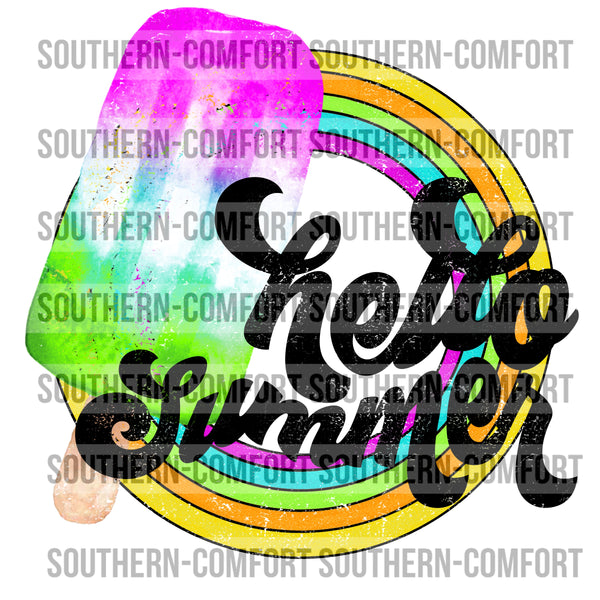 Hello summer PNG