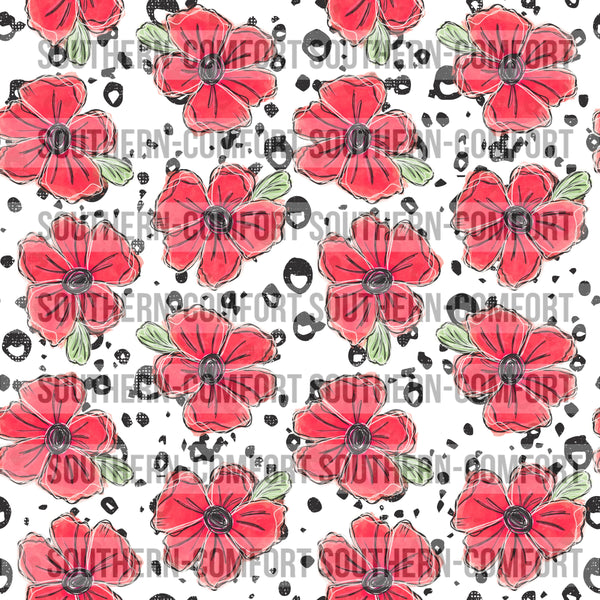 Floral Digital paper * SEAMLESS*