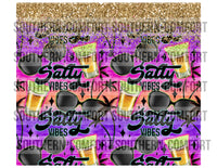 Salty vibes 20oz tumbler PNG