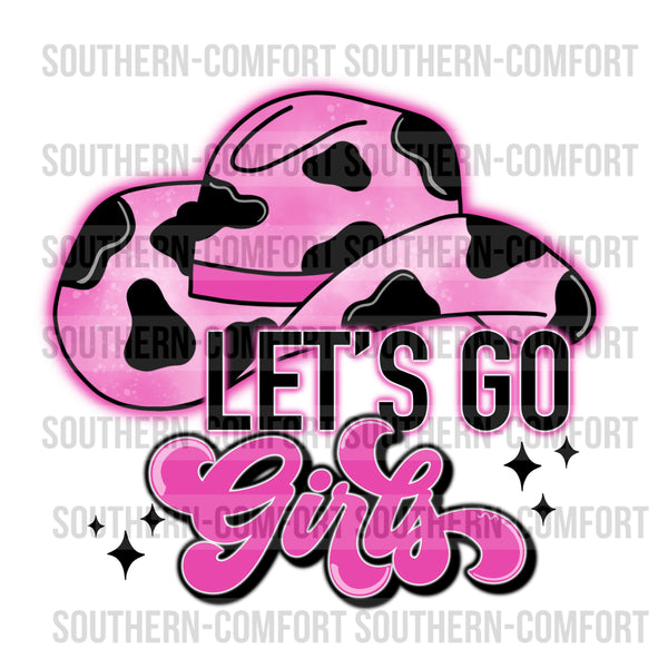 Let's go girls PNG
