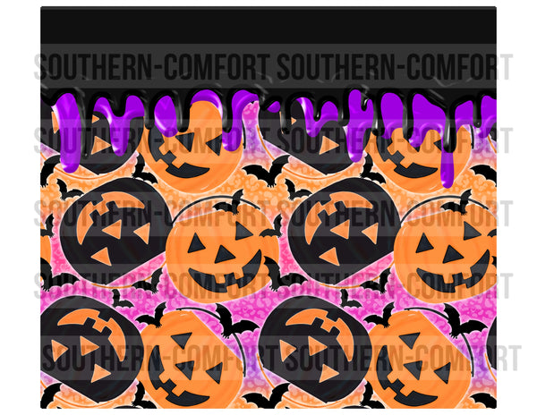 Halloween buckets 20oz tumbler PNG