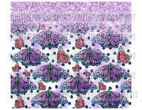 Butterflies 20oz tumbler PNG