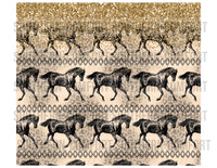 Horses 20oz tumbler PNG